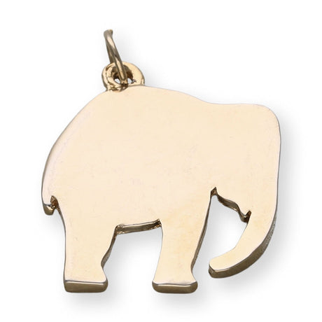 Charm / Anhänger “Elefant” - Edelstahl Farbe Gold - PerlineBeads SA