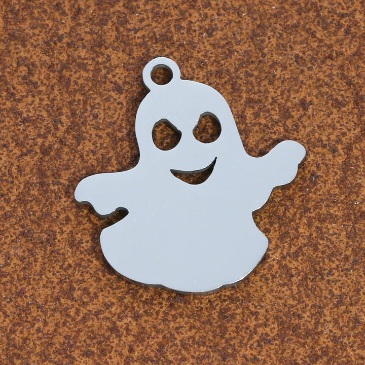 Charm / Anhänger Halloween “Gespenst” - Edelstahl - PerlineBeads