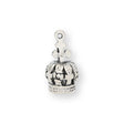 Charm / Anhänger “Krone” - Farbe Silber antik - PerlineBeads SA