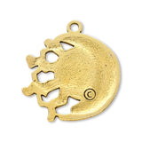 Charm - Anhänger Sonne und Mond - PerlineBeads SA
