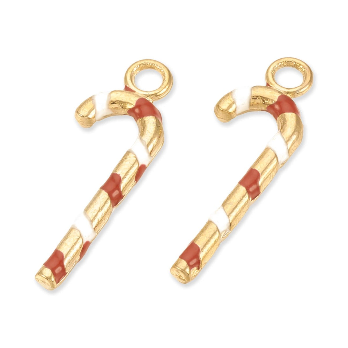 Charm / Anhänger Weihnachten “Candy Cane” - PerlineBeads SA