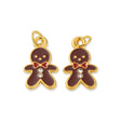 Charm / Anhänger Weihnachten “Lebkuchenmann” - PerlineBeads SA