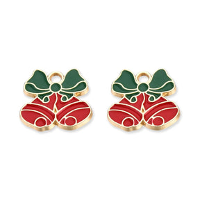 Charm / Anhänger „Weihnachtsglocken“ - PerlineBeads SA