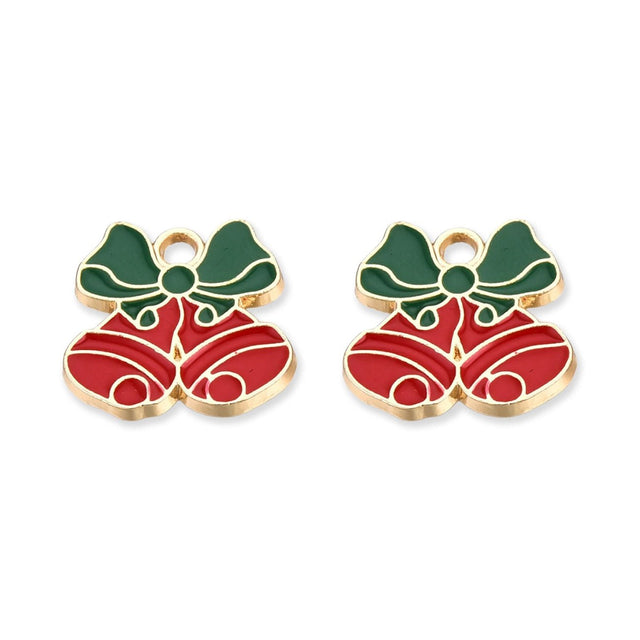 Charm / Anhänger „Weihnachtsglocken“ - PerlineBeads SA