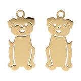Charm/Anhänger "Hund" – Farbe Gold - PerlineBeads