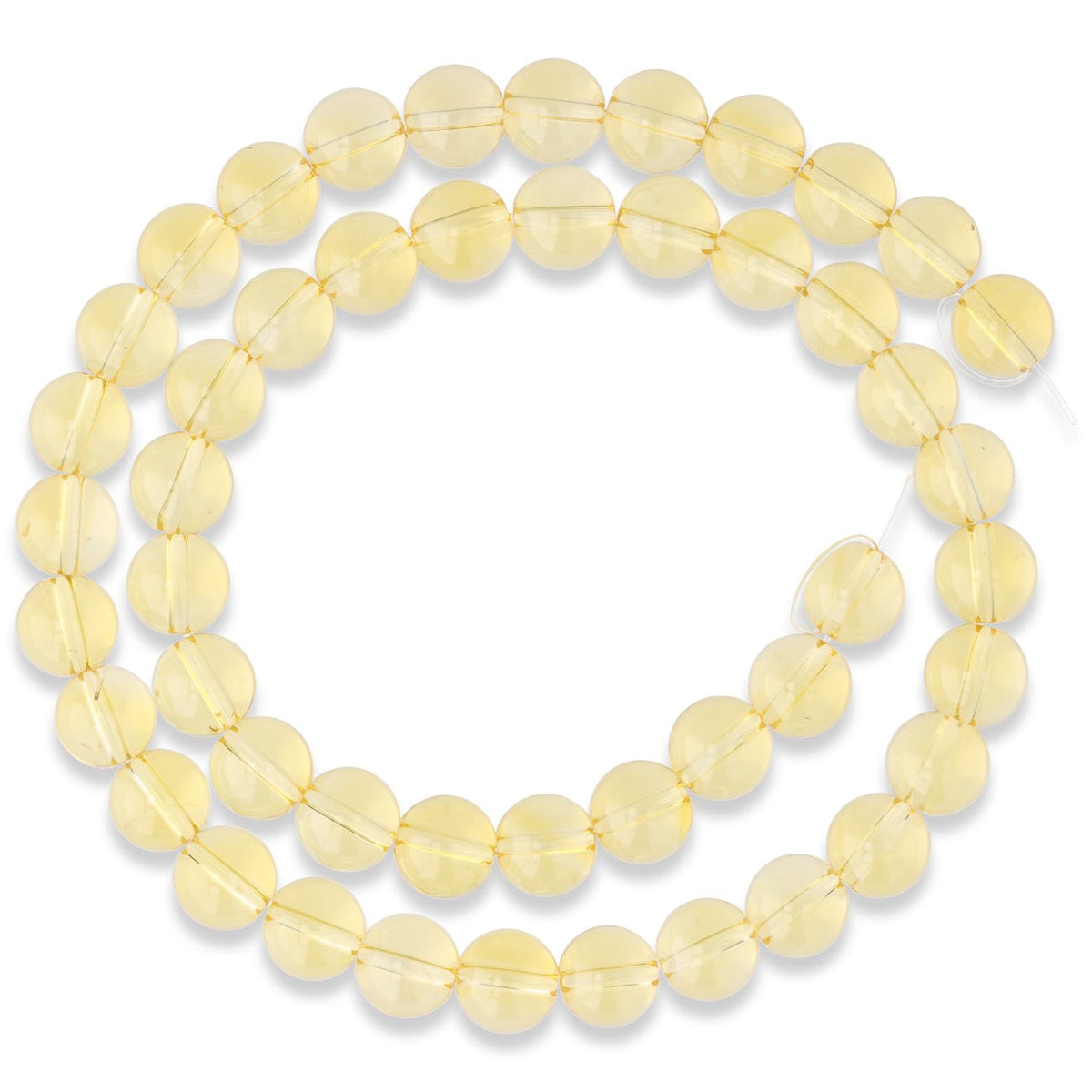 Citrin Perlen · rund · 8 mm - PerlineBeads SA