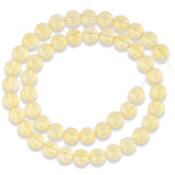 Citrin Perlen · rund · 8 mm - PerlineBeads SA