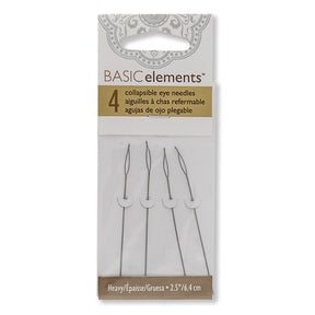 Collapsible Eye Needles – Heavy - PerlineBeads SA