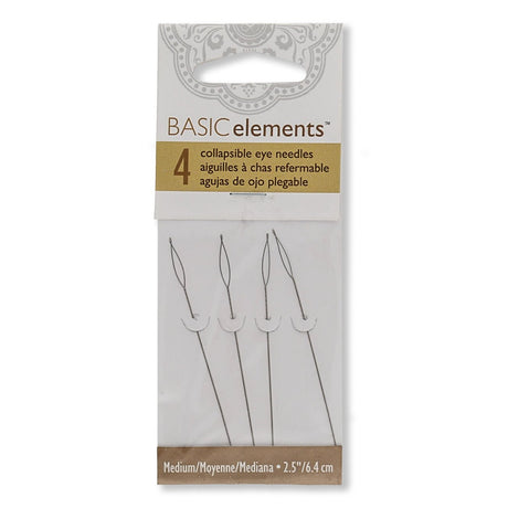 Collapsible Eye Needles – Medium - PerlineBeads SA