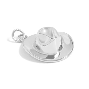 Cowboyhut Charm Anhänger • Edelstahl PVD • 20 x 17 mm - PerlineBeads SA