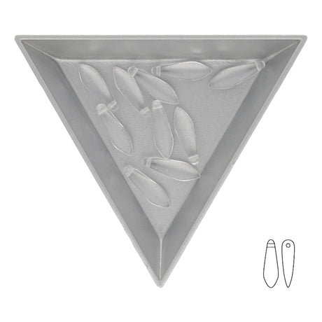 Dagger Bead 1 - Loch - Crystal - PerlineBeads SA