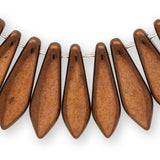 Dagger Bead 1 - Loch - Dark Bronze - PerlineBeads SA