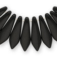Dagger Bead 1 - Loch - Jet - PerlineBeads SA