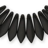 Dagger Bead 1 - Loch - Jet - PerlineBeads SA