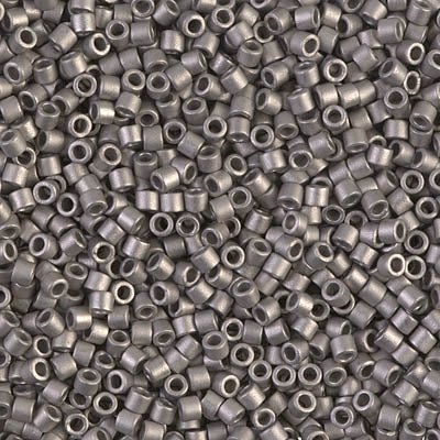 Delica 10/0 - DBM0321 - Matte Metallic Silver - PerlineBeads