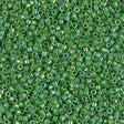 Delica 11/0 - DB163 - Opaque Green AB - PerlineBeads