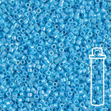 Delica 11/0 - DB164 - Opaque Turquoise AB - PerlineBeads