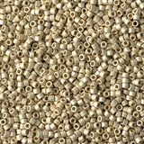 Delica 11/0 - DB1831F - Duracoat Galvanized Matt Silver - PerlineBeads