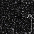 Delica 8/0 - DBL - 0010 - Black - PerlineBeads SA