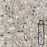 Delica 8/0 - DBL - 0041 - Silver Lined Crystal - PerlineBeads SA