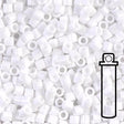 Delica 8/0 - DBL - 0200 - Opaque Chalk White - PerlineBeads SA