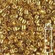 Delica 8/0 - DBL - 1832 - Duracoat Galvanized Gold - PerlineBeads SA