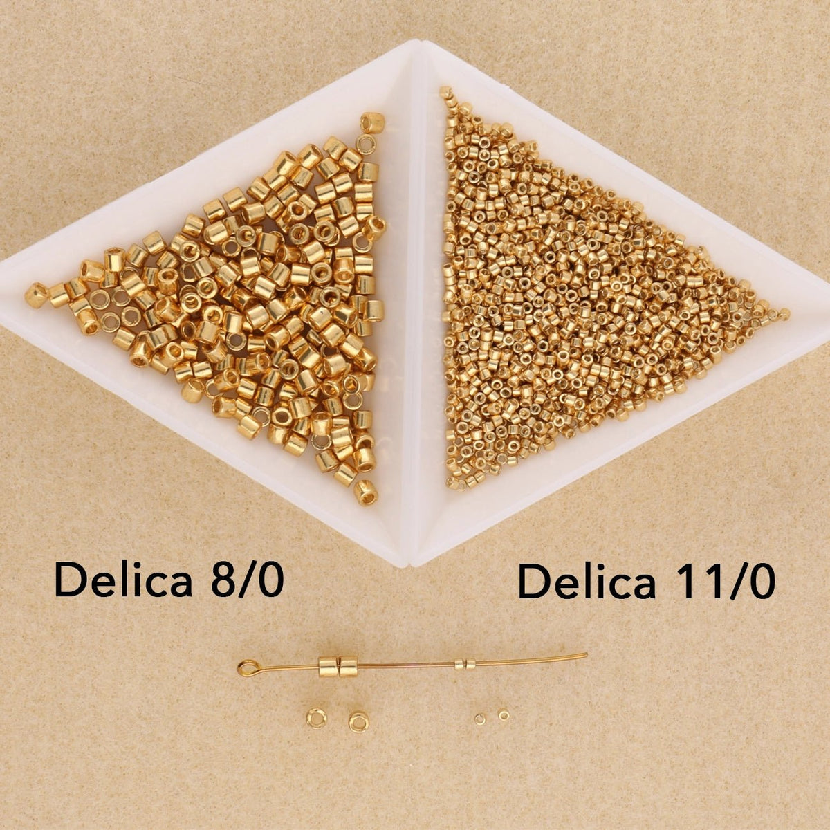 Delica 8/0 - DBL - MIX22 - Mix Honey Butter - PerlineBeads SA
