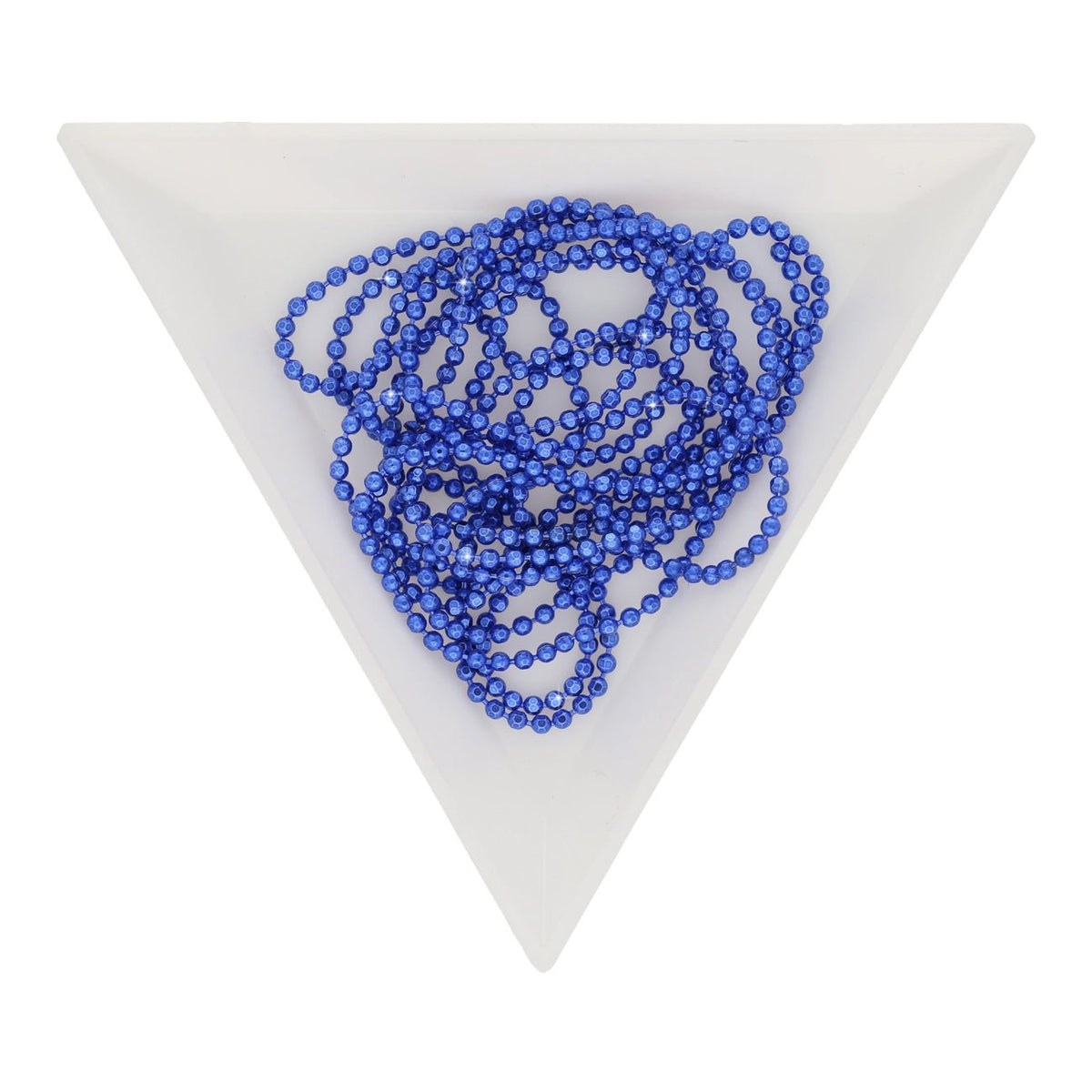 Diamantierte Kugelkette 1.5 mm – Farbe Blau - PerlineBeads SA