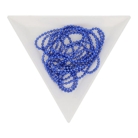 Diamantierte Kugelkette 1.5 mm – Farbe Blau - PerlineBeads SA