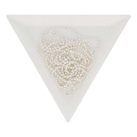 Diamantierte Kugelkette 1.5 mm – Farbe Silber - PerlineBeads SA