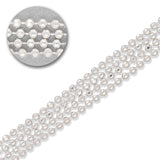 Diamantierte Kugelkette 1.5 mm – Farbe Silber - PerlineBeads SA