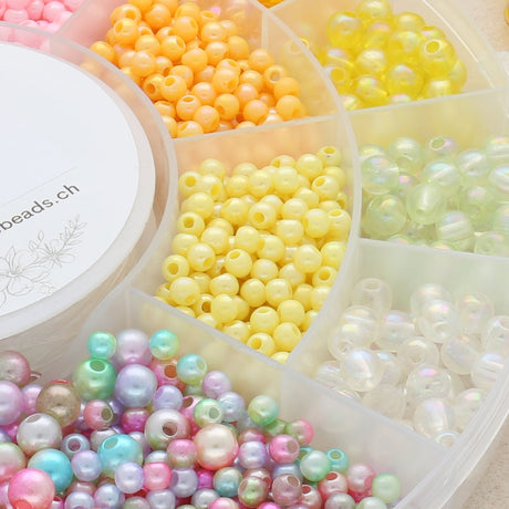 DIY Armband - Bastelset mit runden Acrylperlen - PerlineBeads SA
