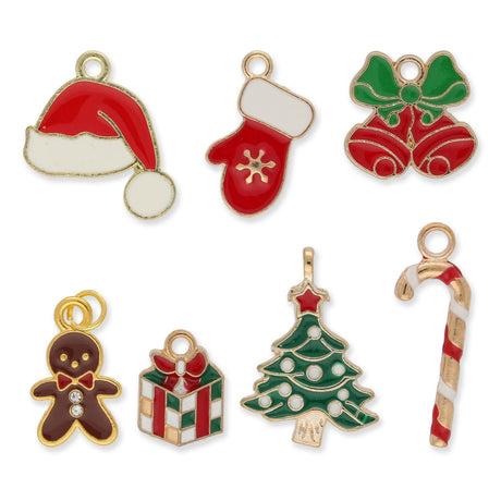 DIY - Glasmarkierer Kit - Weihnachten II (7 - teilig) - PerlineBeads SA