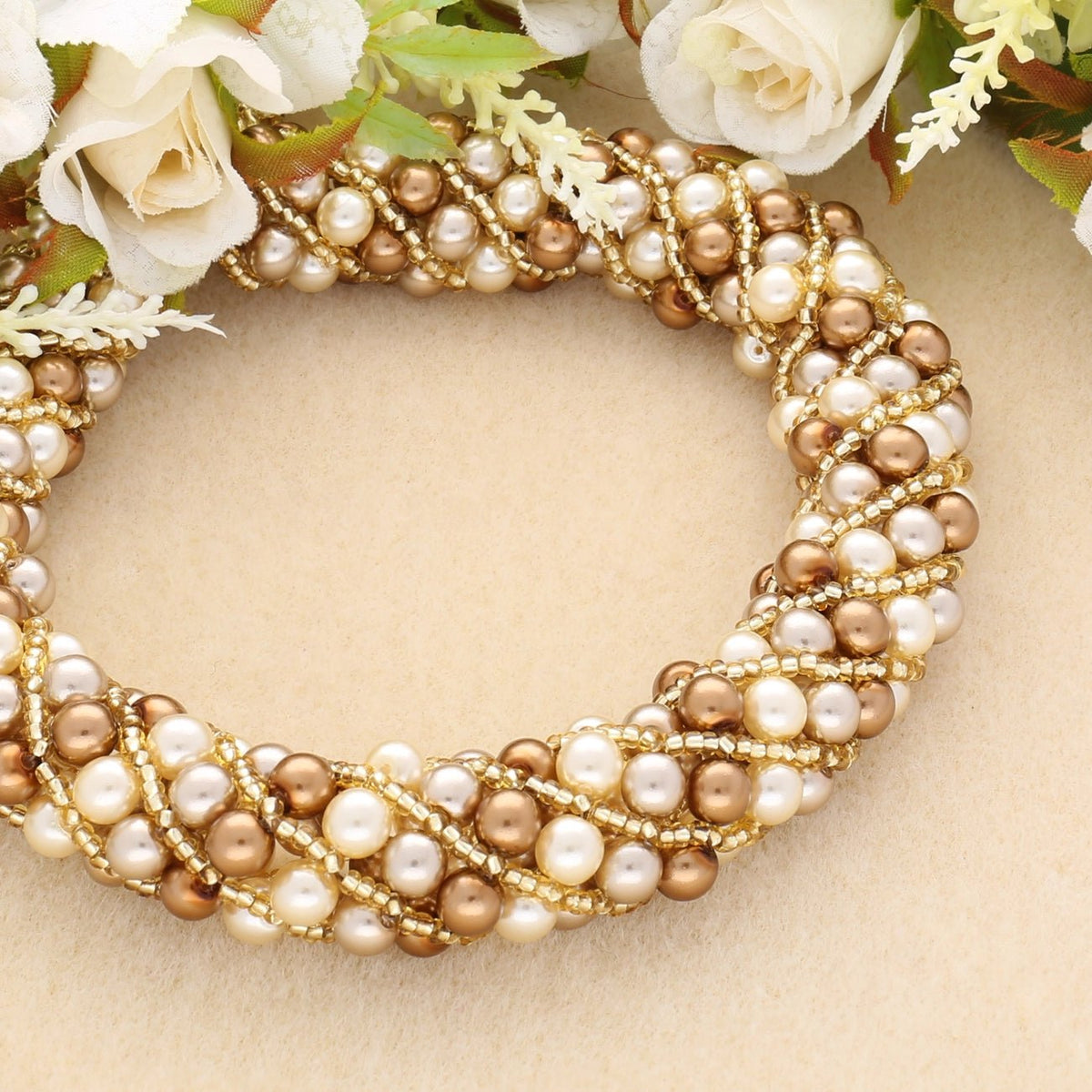 DIY - Set Torchon: Spiralkette aus böhmischen Glasperlen - PerlineBeads SA