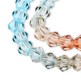 Doppelkegel aus Glas ⋅ 6 mm ⋅ Sunset Lagoon - PerlineBeads SA