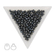 Drop Beads 3,4 mm – Gunmetal - PerlineBeads SA