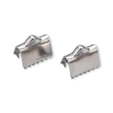 Edelstahl Bandklemme 10 mm - Platinfarbig - PerlineBeads SA