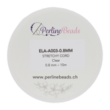 Elastischen Faden Stretchy Cord 0,8 mm - Klar - PerlineBeads SA