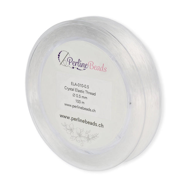 Elastischer Nylonfaden 0,5 mm – Korea Qualität (100 m) - PerlineBeads SA