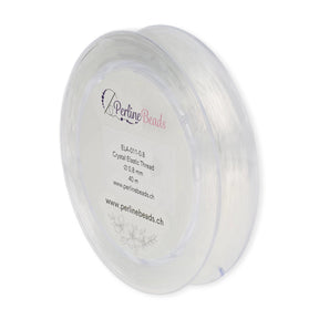 Elastischer Nylonfaden 0,8 mm – Korea Qualität (40 m) - PerlineBeads SA