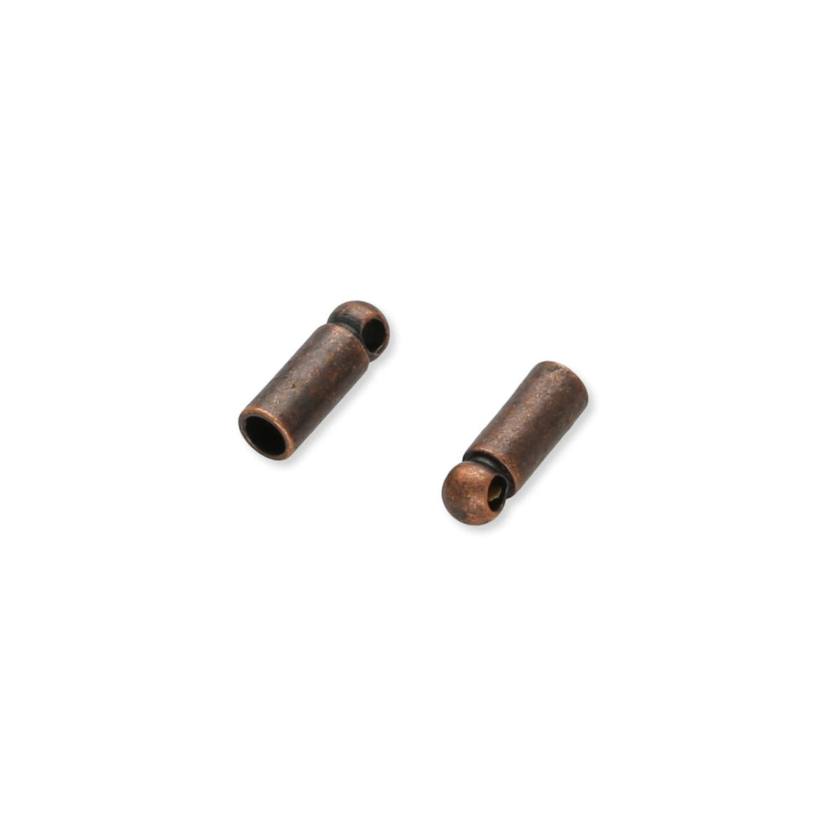 Endkappe - Kordelende 6x2 mm - Kupfer - PerlineBeads SA