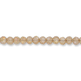Facettierte Glas - Rondellen 3x2 mm – Goldenrod AB - PerlineBeads SA