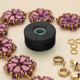 Faden S-Lon AA (Tex 35) - Black - PerlineBeads SA