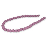 Farbige Holzperlen – ca. Ø 10 mm - Altrosa - PerlineBeads SA