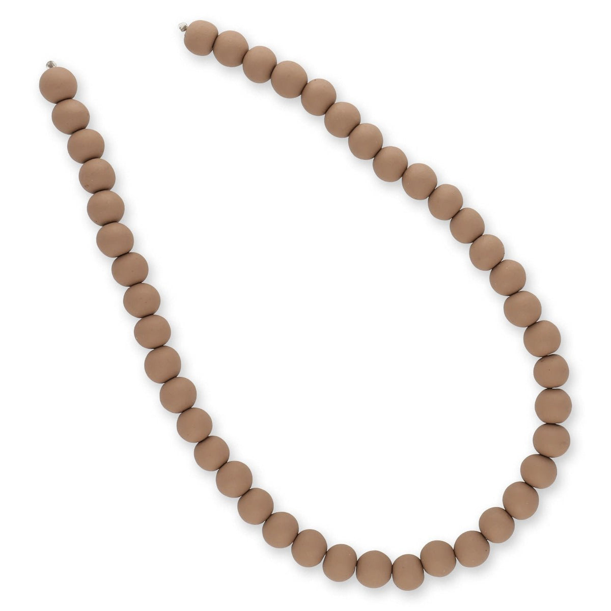 Farbige Holzperlen – ca. Ø 10 mm - Braun - PerlineBeads SA