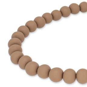 Farbige Holzperlen – ca. Ø 10 mm - Braun - PerlineBeads SA
