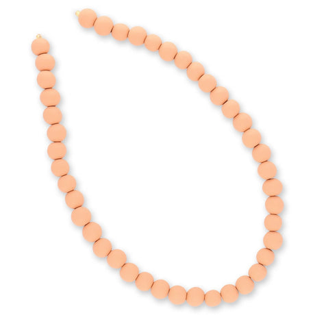 Farbige Holzperlen – ca. Ø 10 mm - Lachs - PerlineBeads SA
