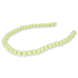 Farbige Holzperlen – ca. Ø 10 mm - Lime - PerlineBeads SA