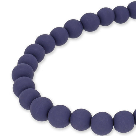 Farbige Holzperlen – ca. Ø 10 mm - Violett - PerlineBeads SA