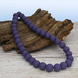 Farbige Holzperlen – ca. Ø 12 mm - Lavendel - PerlineBeads SA